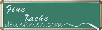 Fine Kache Visitenkarte